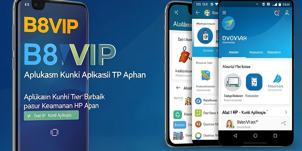 Antarmuka B8VIP yang intuitif dan mudah digunakan untuk kunci aplikasi.