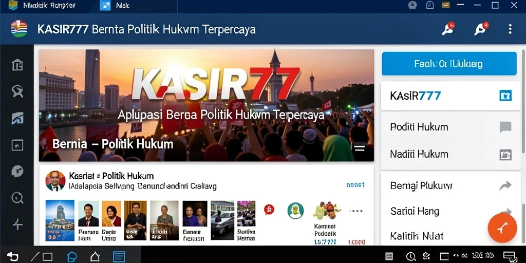 Tampilan antarmuka KASIR777 yang informatif dan mudah digunakan.