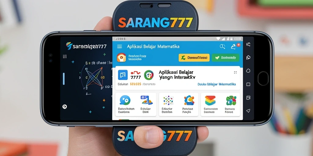 Tampilan antarmuka aplikasi SARANG777 yang menarik dan interaktif.