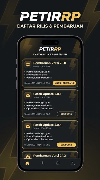 Riwayat Versi petirrp: Update Terbaru untuk Pengguna Android